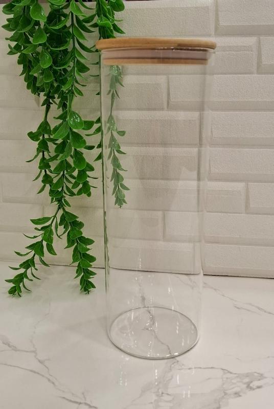 بانکه پیرکس گرد درب بامبو 28*10