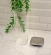 جای ادویه پیرکس مربع درب استیل 15*6