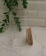 جای ادویه پیرکس مربع درب بامبو 12*6