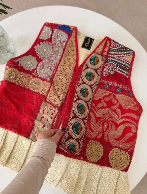 جلیقه سوزندوزی