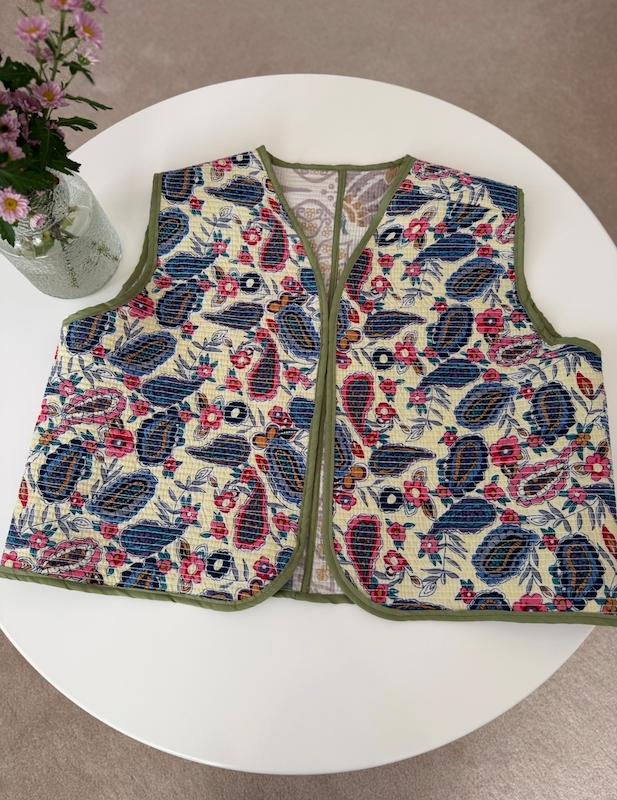 وست پنبه دوزی دو رو