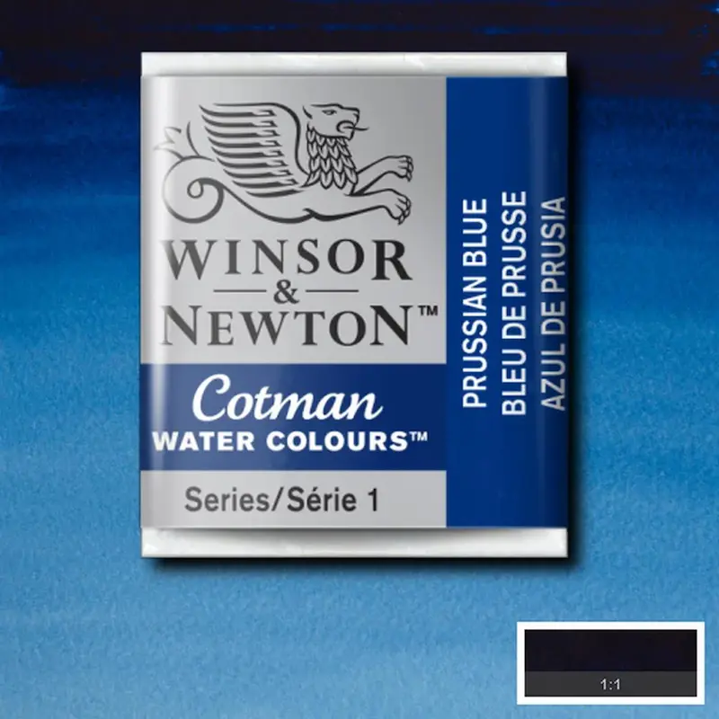 قرص آبرنگ کاتمن وینزور/ Prussian Blue