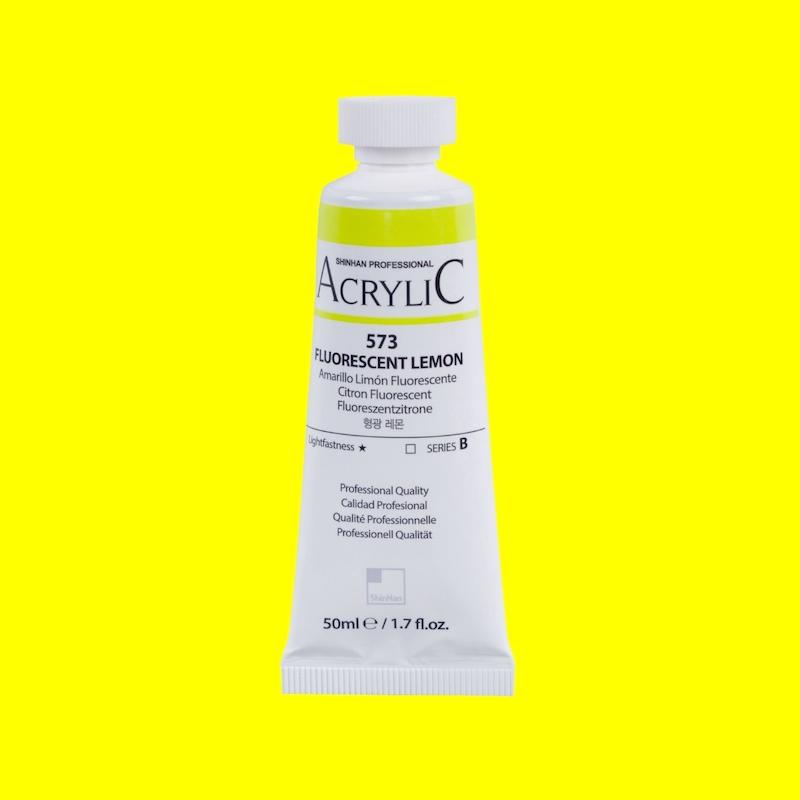 اکریلیک آرتیست شین هان/ Fluorescent Lemon