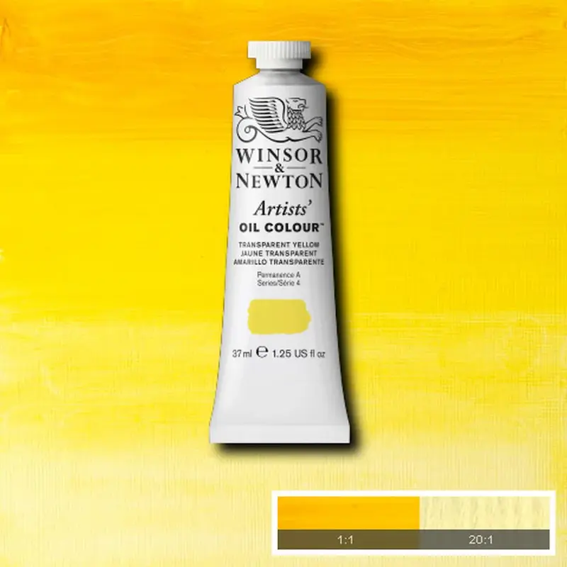 رنگ روغن آرتیست وینزور 653/ Transparent Yellow  
