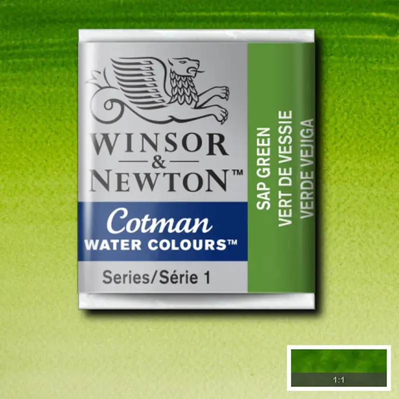 قرص آبرنگ کاتمن وینزور/ Sap Green