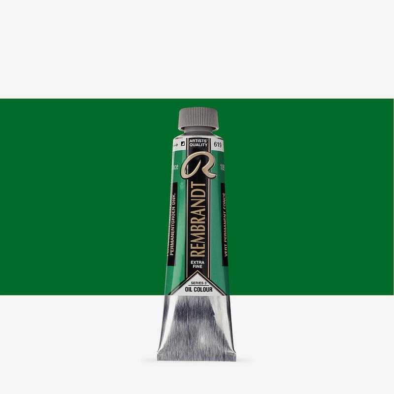 رنگ روغن آرتیست رامبرانت/ Permanent green deep