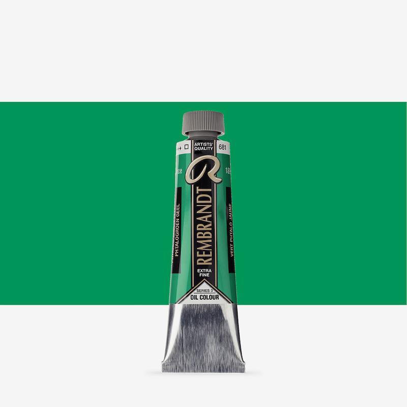 رنگ روغن آرتیست رامبرانت 681/ Phthalo green yellow
