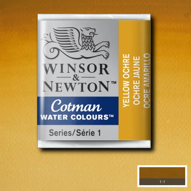 قرص آبرنگ کاتمن وینزور/ Yellow Ochre