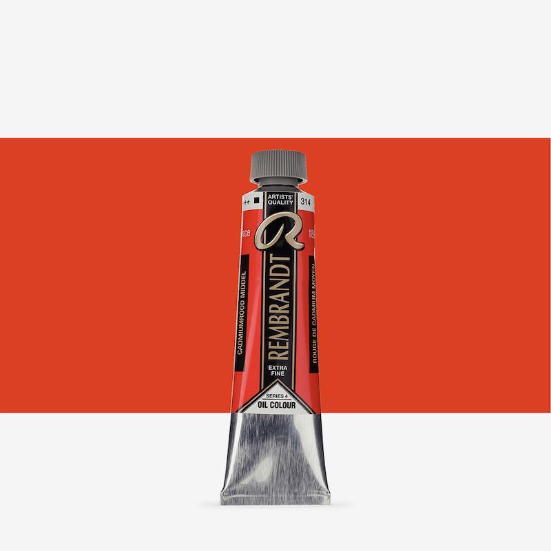 رنگ روغن آرتیست رامبرانت 314/ Cadmium red medium