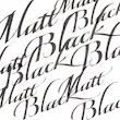 جوهر کالیگرافی وینزور/ Matt Black