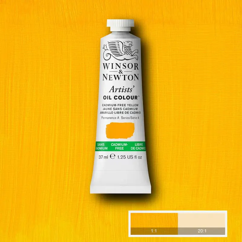رنگ روغن آرتیست وینزور 890/ Cadmium-Free Yellow  