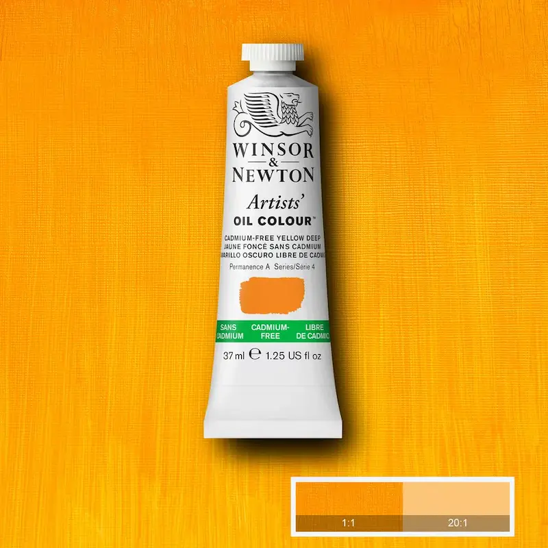 رنگ روغن آرتیست وینزور 891/ Cadmium-Free Yellow Deep  