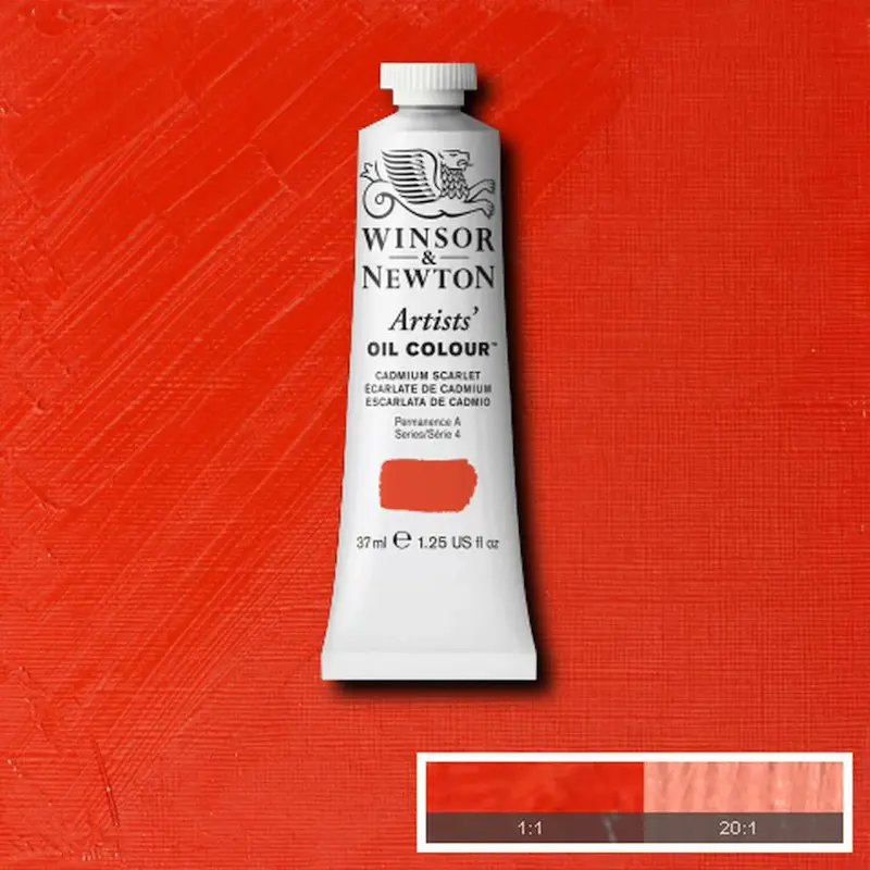 رنگ روغن آرتیست وینزور 106/ Cadmium Scarlet  