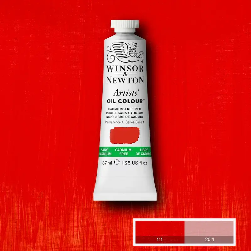 رنگ روغن آرتیست وینزور 901/ Cadmium-Free Red  