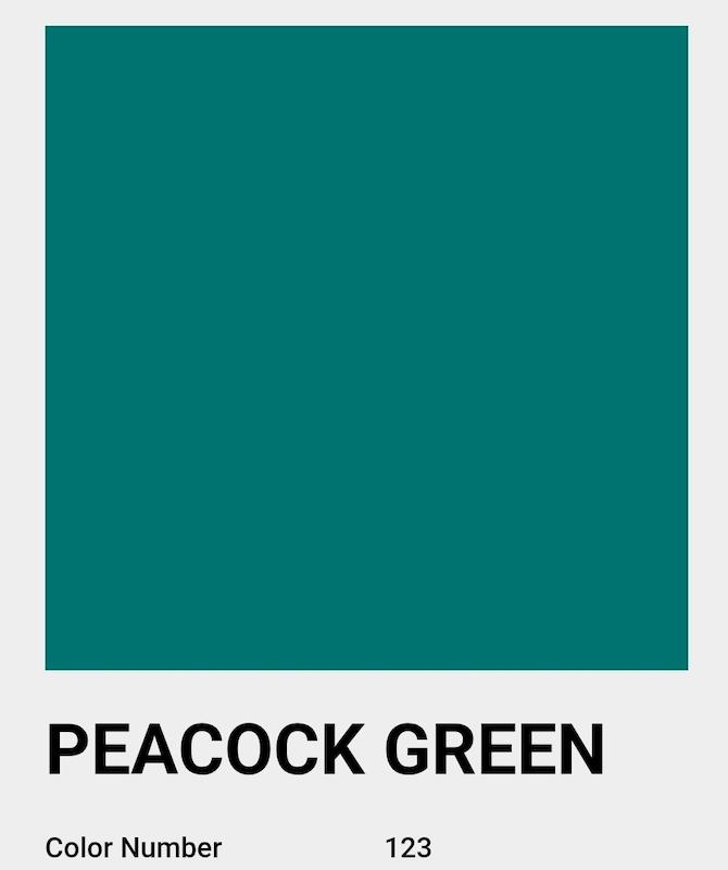 گواش شین هان/ PEACOCK GREEN
