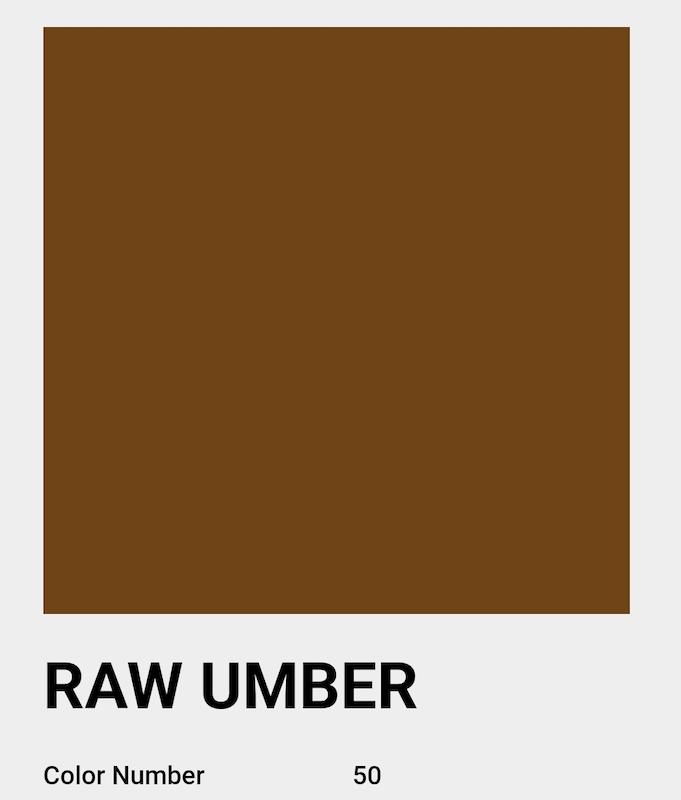 گواش شین هان/ RAW UMBER
