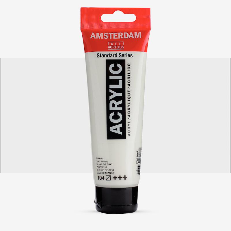 اکریلیک 120 میل آمستردام/ Zinc white