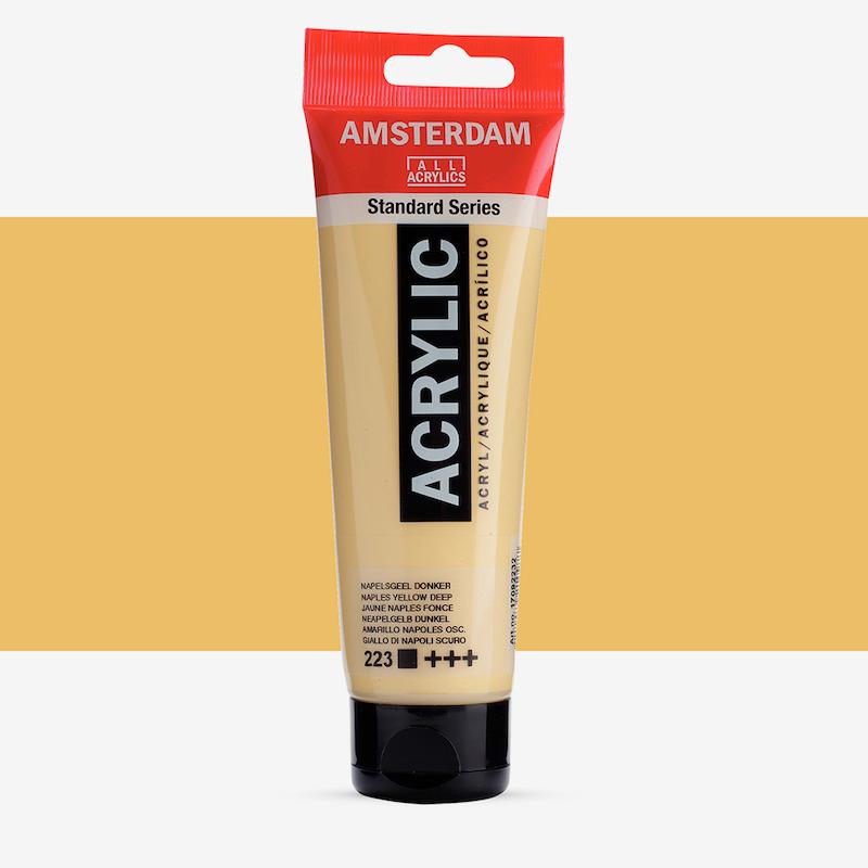 اکریلیک 120 میل آمستردام/ Naples yellow deep