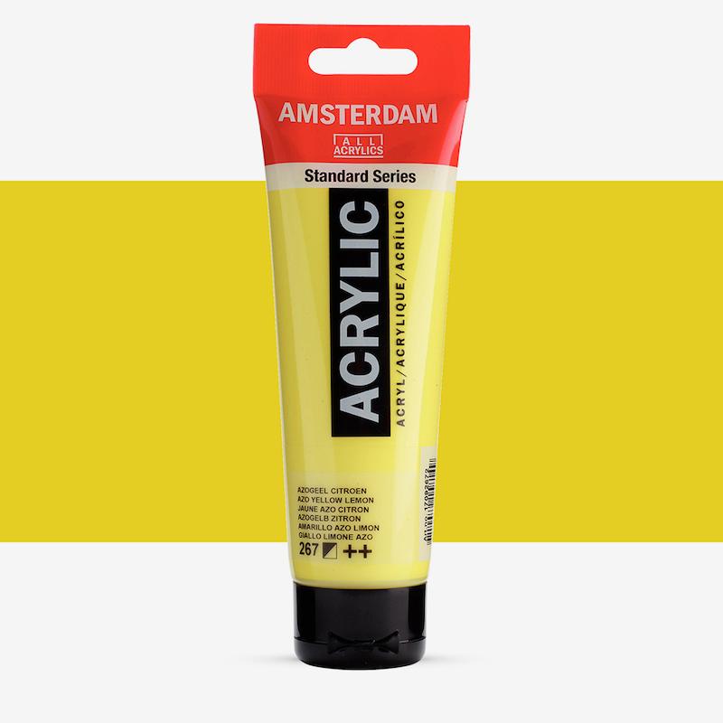 اکریلیک 120 میل آمستردام/ Azo yellow lemon