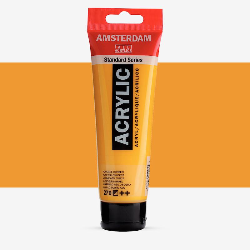 اکریلیک 120 میل آمستردام/ Azo yellow deep