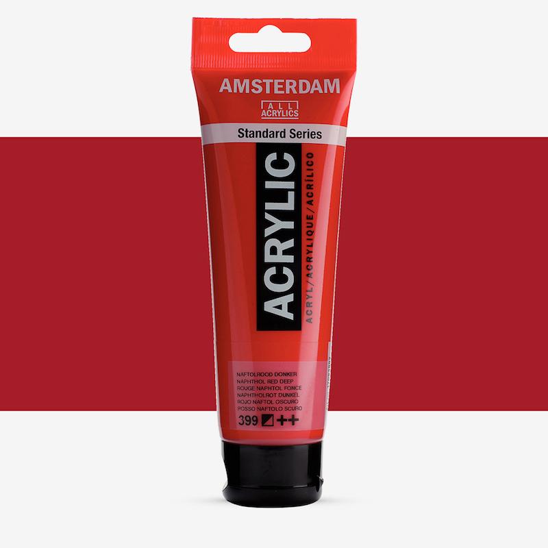 اکریلیک 120 میل آمستردام/ Naphthol red deep