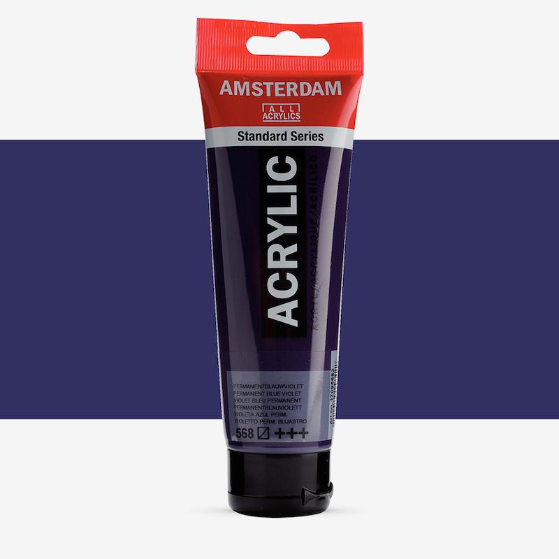 اکریلیک 120 میل آمستردام/ Perm. blue violet