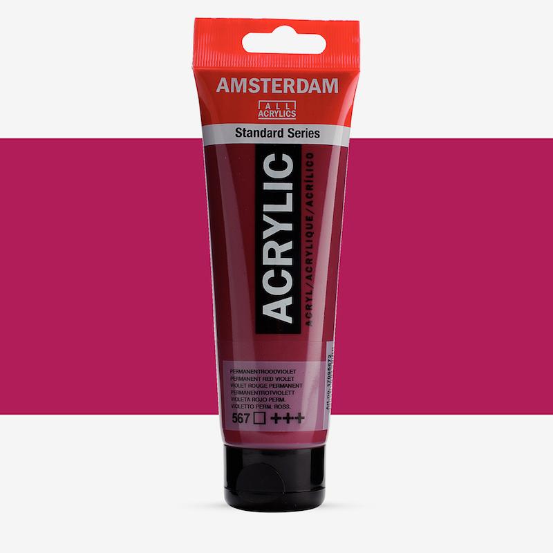 اکریلیک 120 میل آمستردام/ Perm. red violet