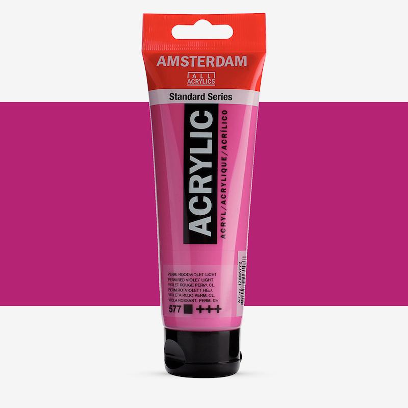 اکریلیک 120 میل آمستردام/ Perm. red violet light