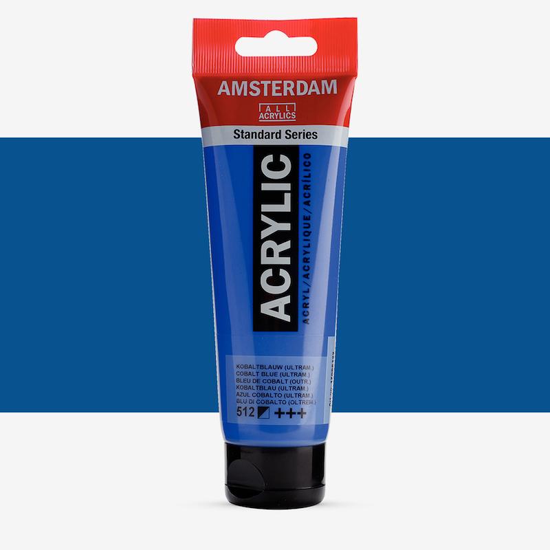 اکریلیک 120 میل آمستردام/ Cobalt blue (ultram.)