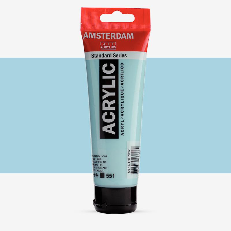 اکریلیک 120 میل آمستردام/ Sky blue light