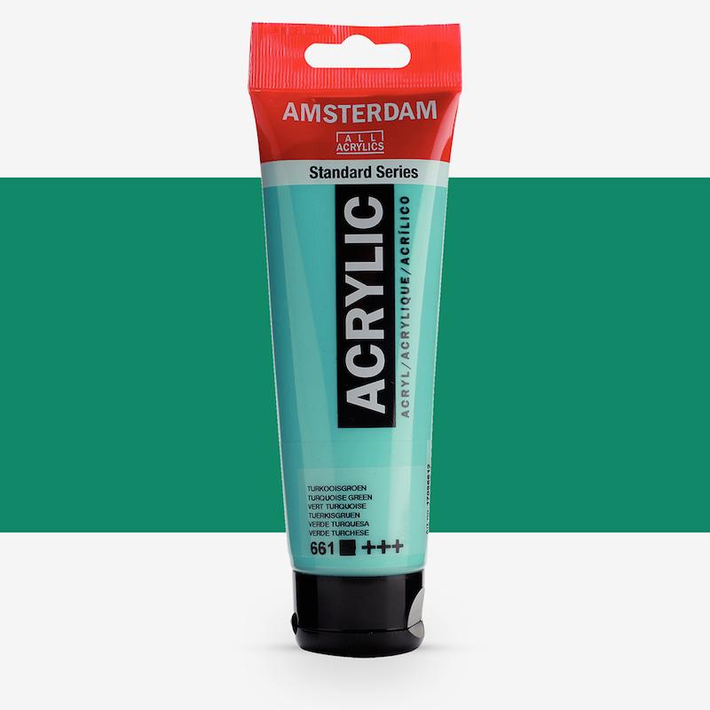 اکریلیک 120 میل آمستردام/ Turquoise green