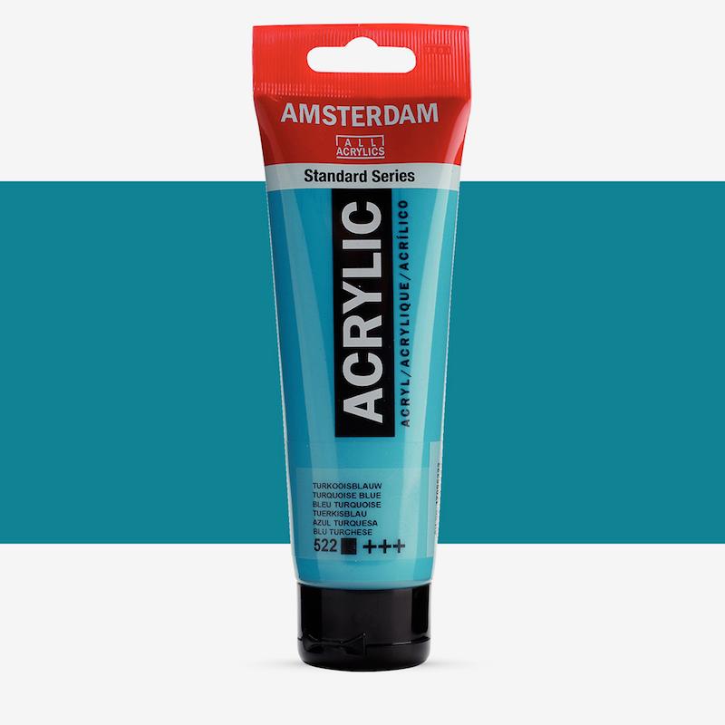 اکریلیک 120 میل آمستردام/ Turquoise blue