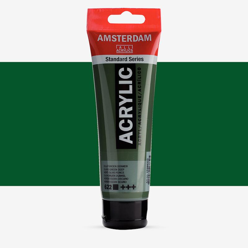 اکریلیک 120 میل آمستردام/ Olive green deep