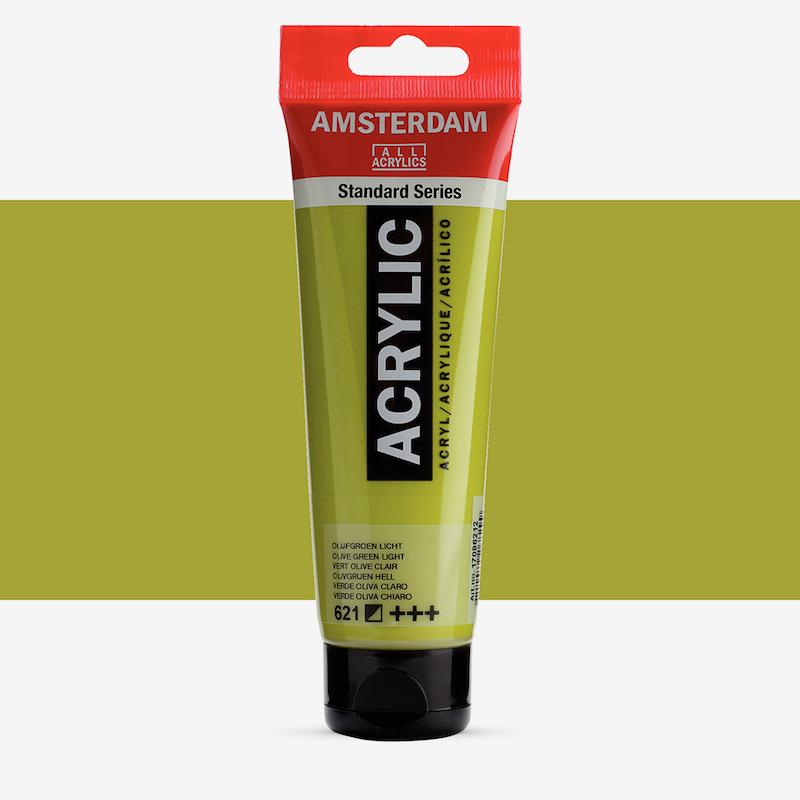 اکریلیک 120 میل آمستردام/ Olive green light
