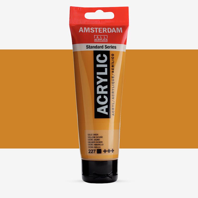 اکریلیک 120 میل آمستردام/ Yellow ochre