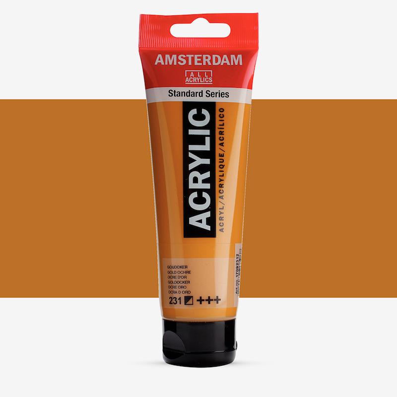 اکریلیک 120 میل آمستردام/ Gold ochre