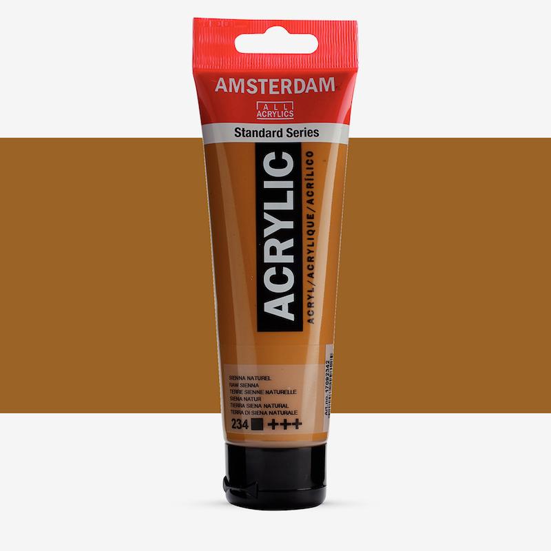اکریلیک 120 میل آمستردام/ Raw sienna