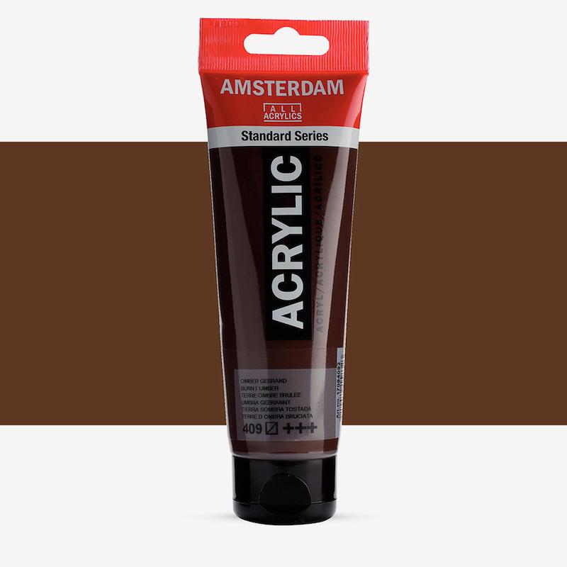 اکریلیک 120 میل آمستردام/ Burnt umber