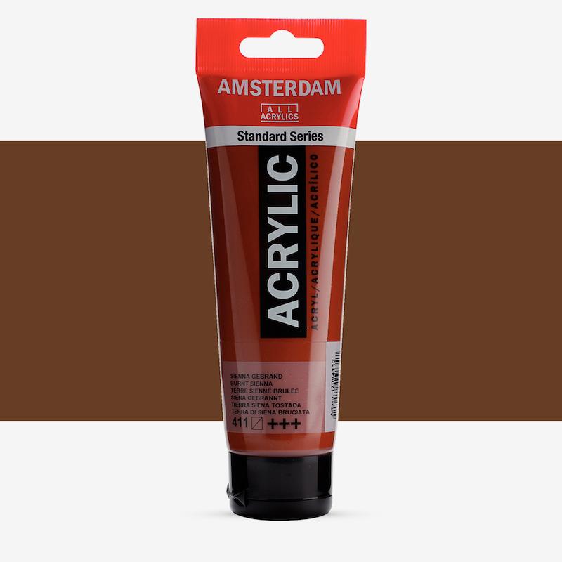 اکریلیک 120 میل آمستردام/ Burnt sienna