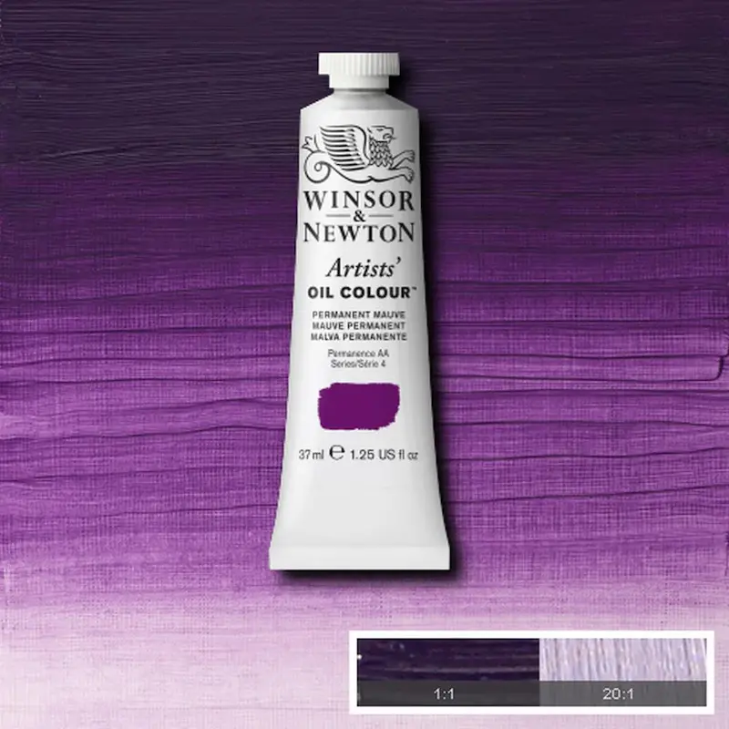 رنگ روغن آرتیست وینزور 491/ Permanent Mauve  