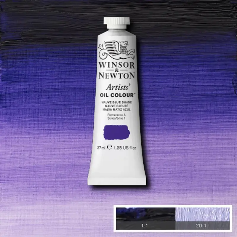 رنگ روغن آرتیست وینزور 400/ Mauve Blue Shade  