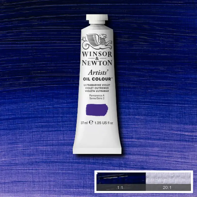 رنگ روغن آرتیست وینزور 672/ Ultramarine Violet  