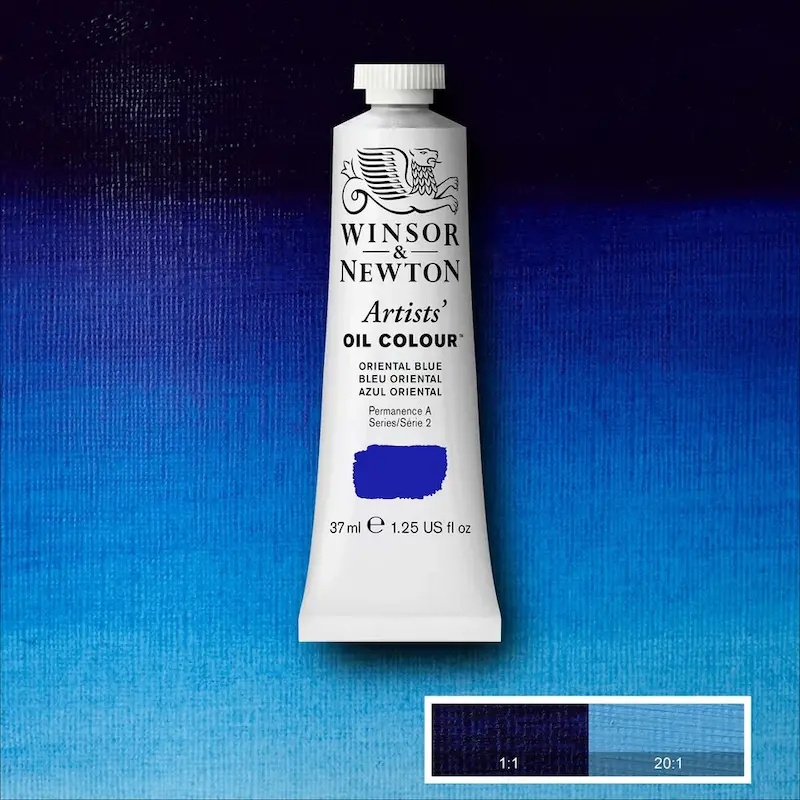 رنگ روغن آرتیست وینزور 414/ Oriental Blue  