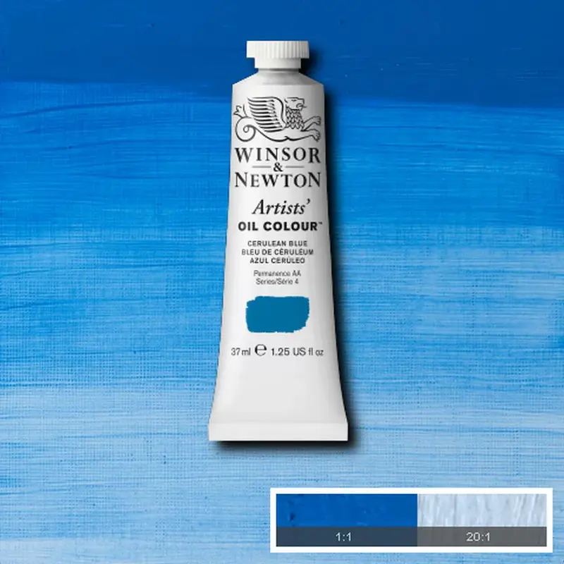 رنگ روغن آرتیست وینزور 137/ Cerulean Blue  