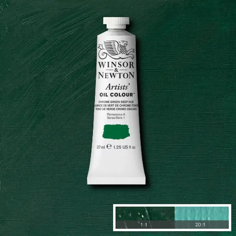 رنگ روغن آرتیست وینزور 147/ Chrome Green Deep Hue  