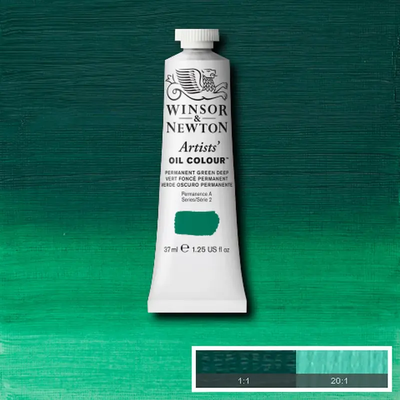 رنگ روغن آرتیست وینزور 482/ Permanent Green Deep  
