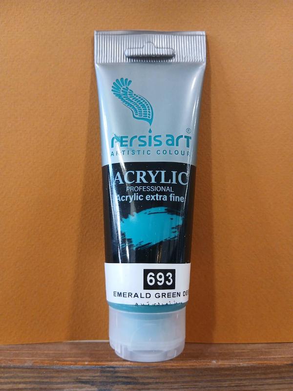 اکریلیک 75 میل پرسیس آرت/ Emerald green deep