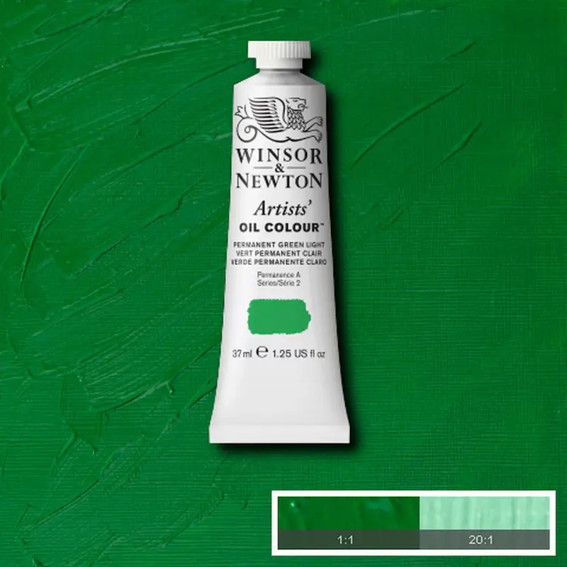 رنگ روغن آرتیست وینزور 483/ Permanent Green Light  