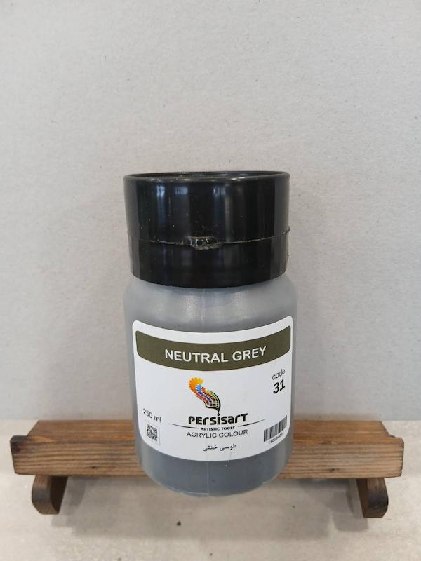 اکریلیک 250 میل پرسیس آرت/ Neutral grey