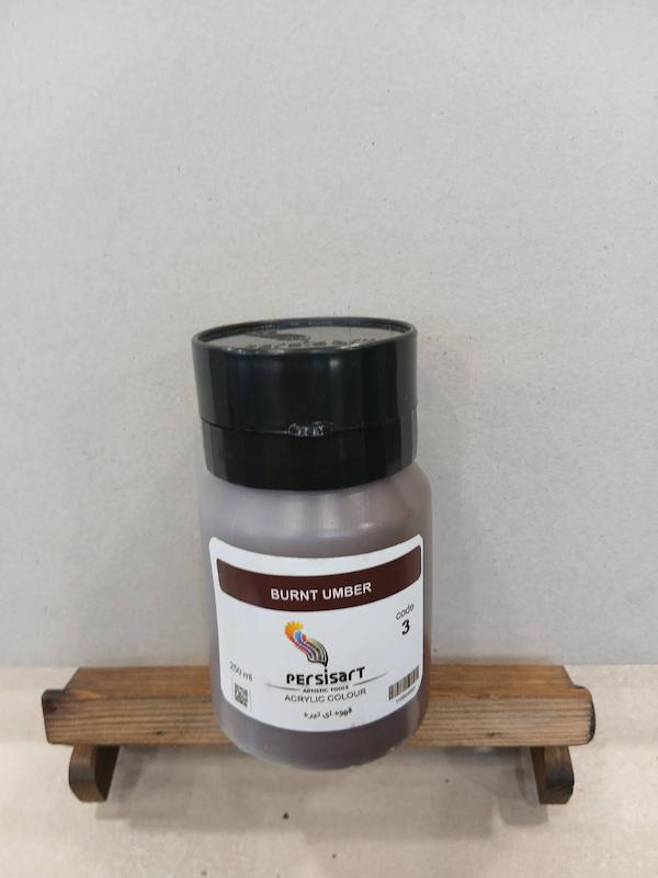 اکریلیک 250 میل پرسیس آرت/ Burnt umber